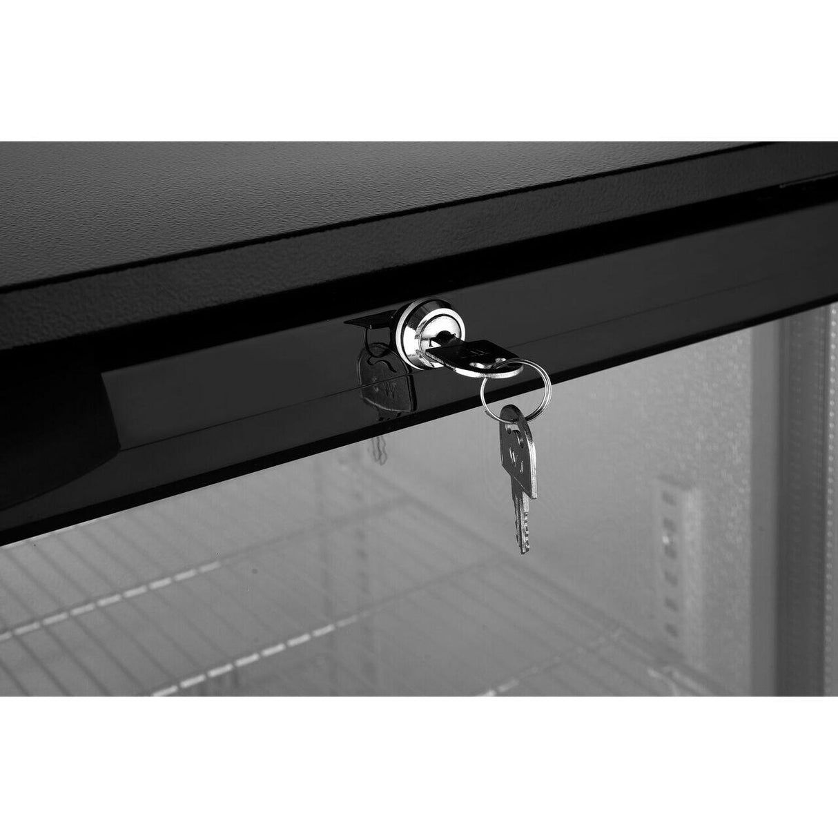 Vitrina frigorifica de prezentare interval temp. 2/10 C, 150 W, corp inox, ARKTIC by Hendi, 500x500x(H)900 mm 103 Litri, Clasa energetica D