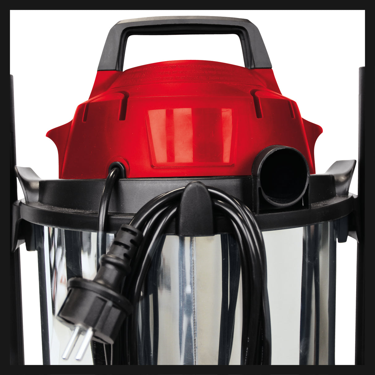Aspirator umed/uscat Einhell TC-VC 1815 S, 1.250 W, recipient din otel inoxidabil de 15 litri, sistem de furtun de 36 mm, suport pentru accesorii, duza de aspirare cu insertie combinata