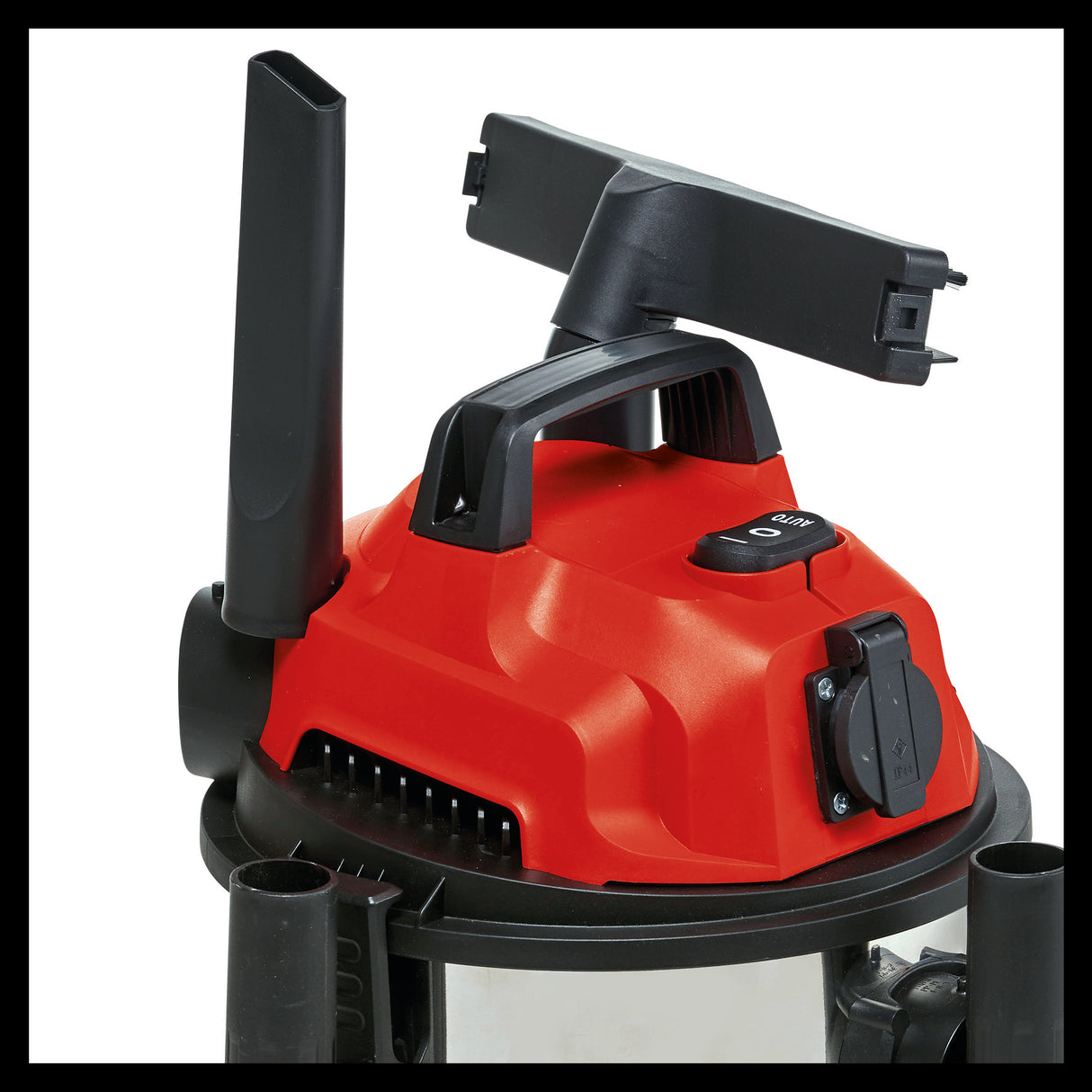 Aspirator umed/uscat Einhell TC-VC 1820 SA (1.250 W, rezervor din otel inoxidabil de 20 l, racord de suflare, suport pentru accesorii, mufa cuplaj automat, furtun de aspirare, duze + filtru