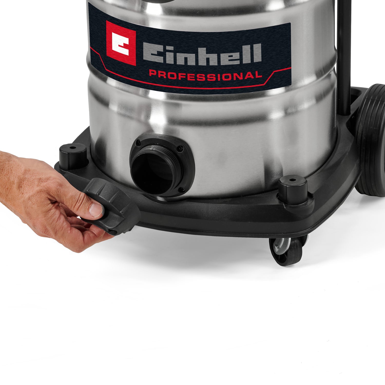 Aspirator umed/uscat pe acumulator Einhell Professional  TP-VC 36/30 S Auto-Solo Power X-Change, 36 V, recipient de 30 l, 150 mbar, pornire automata, ECO/BOOST, incl. filtru si duze, acumulator neinclus