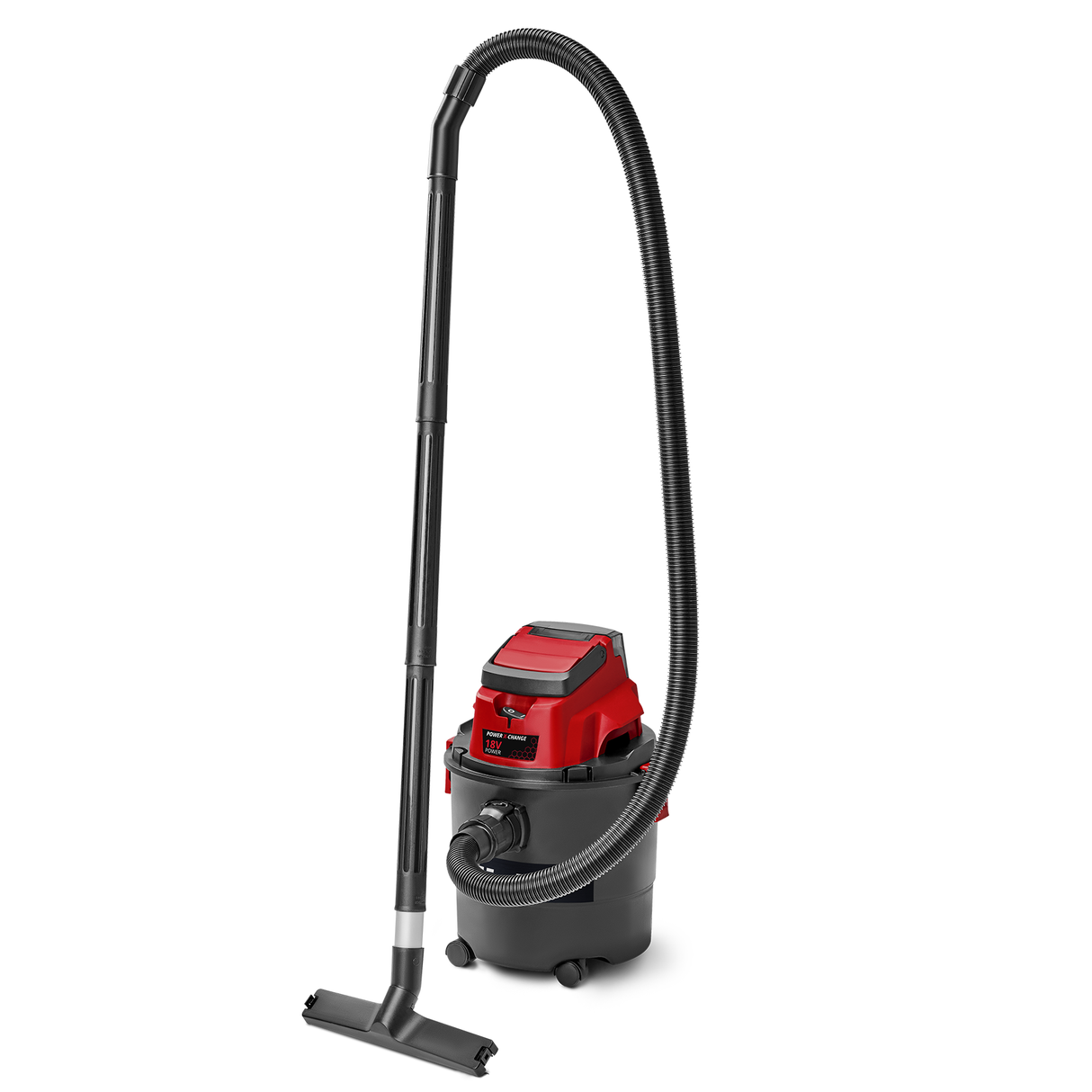Aspirator umed/uscat pe acumulator Einhell TC-VC 18/15 Li-Solo Power X-Change (18 V, recipient 15 l, 4 role, suport pentru accesorii, incl. diverse filtre, fara acumulator