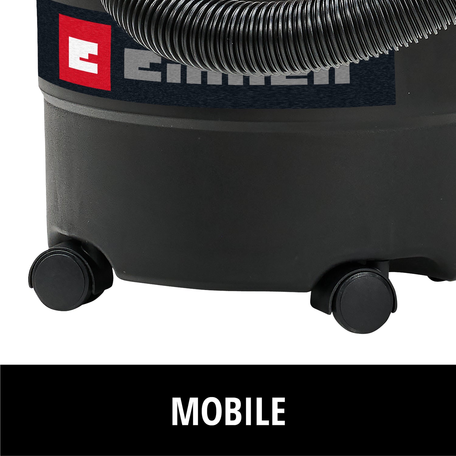 Aspirator umed/uscat pe acumulator Einhell TC-VC 18/15 Li-Solo Power X-Change (18 V, recipient 15 l, 4 role, suport pentru accesorii, incl. diverse filtre, fara acumulator