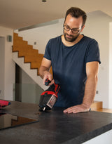 Aspirator de mana pe acumulator Einhell TE-HV 18/06 Li-Solo Power X-Change (18 V, putere de aspirare 72 mbar, incl. duza pentru spatii inguste, duza pentru tapiterie, duza pentru podea, recipient de praf de 0,6 l, fara acumulator