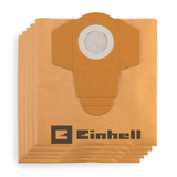 Sac de colectare a prafului original Einhell 25 L (compatibil cu aspiratoarele umede si uscate Einhell, volum 25 L, include 5 saci, din hartie)