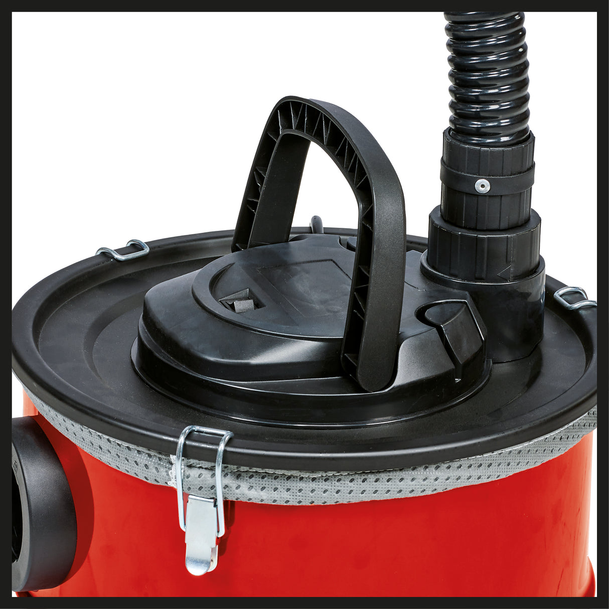 Aspirator de cenusa Einhell TC-AV 1718 D, 1.200 W, putere de aspirare 170 mbar, cuva de colectare din otel cu inchidere rapida de 18 l, prefiltru pentru praf fin, cartus filtrant