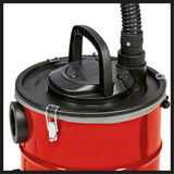 Aspirator de cenusa Einhell TC-AV 1720 DW, 1250 W, putere de aspirare 175 mbar, incl. prefiltru pentru praf fin, recipient de colectare de 20 l, furtun de aspirare si teava de aspirare din aluminiu