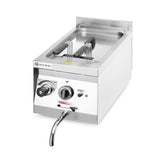Aparat de gatit paste Hendi, capacitate 10L, cu scurgere, 230V/3500w, 330x600x(H)38mm