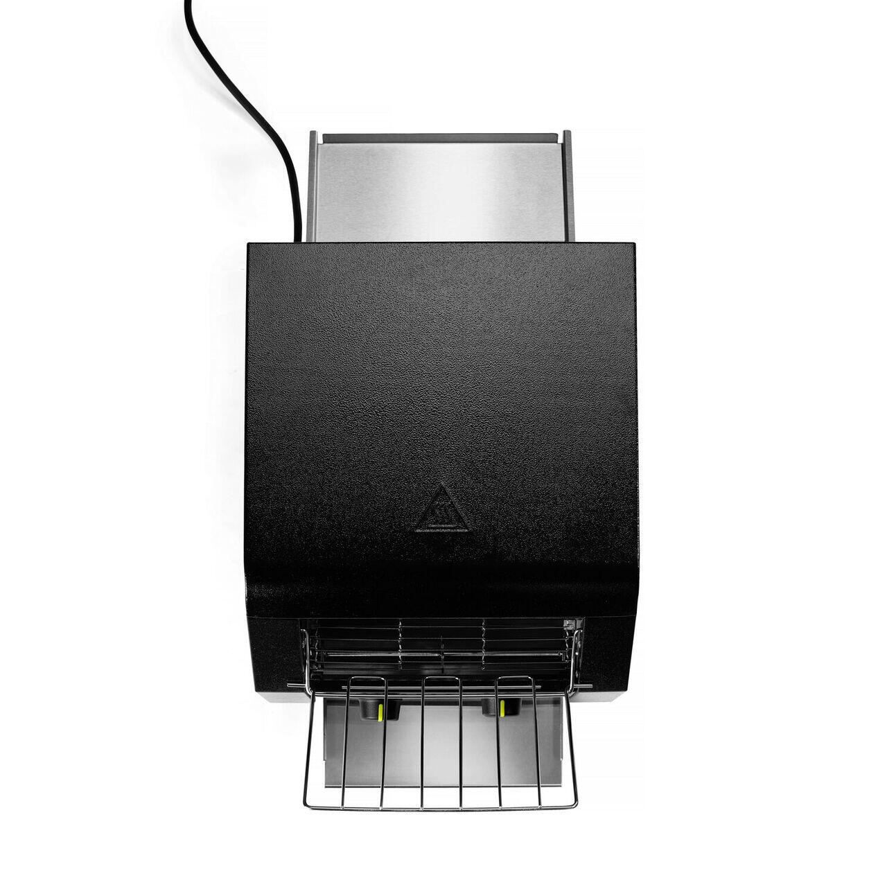 Toaster/prajitor de paine tip tunel dublu, Hendi, negru, 230V/2240W, 418x368x(H)387 mm