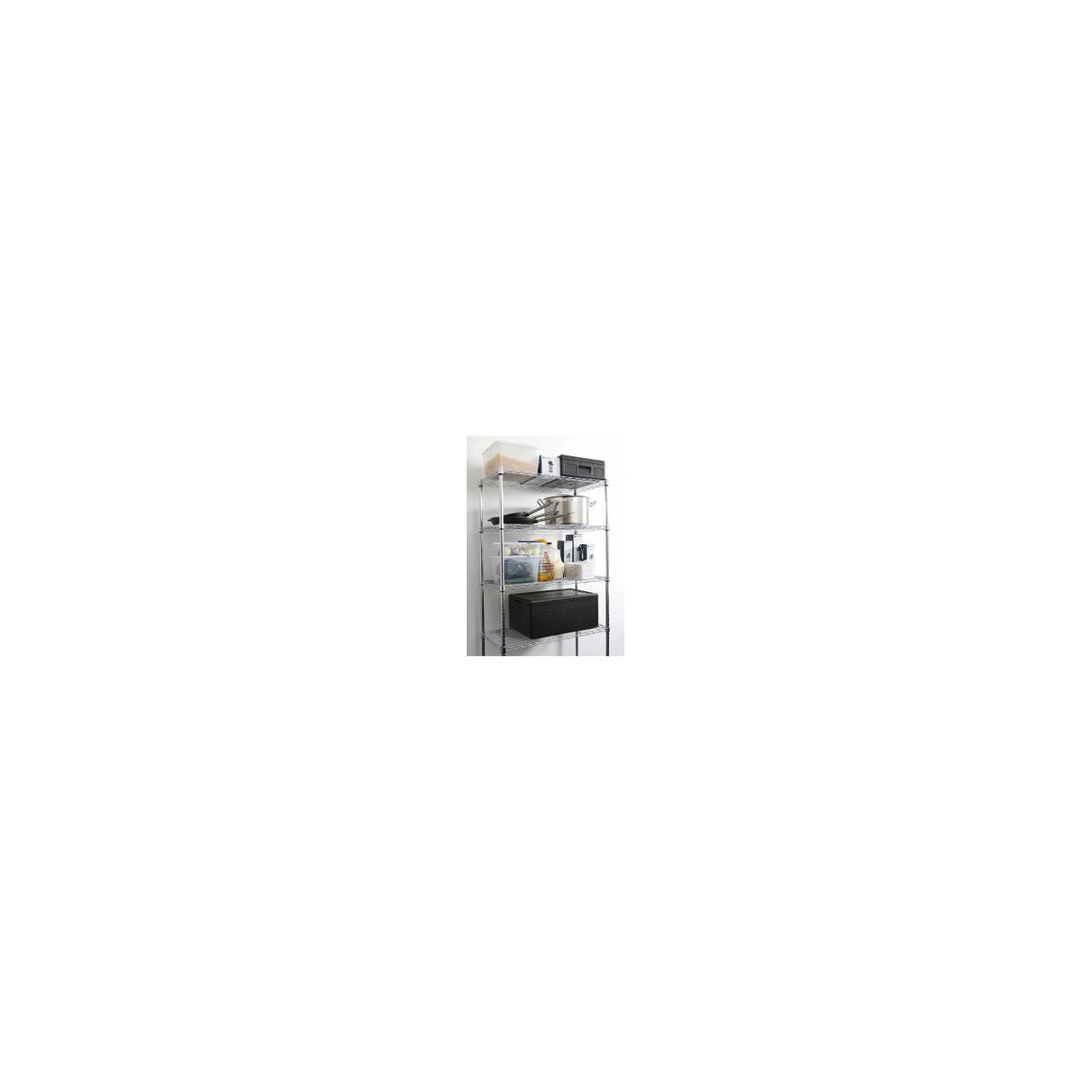 Raft depozitare cu 5 polite, 910x455x(H)1830