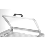 Grătar rulant pentru cârnați, 1 zonă cu capac economizor de energie, HENDI, 9 role, 230V/790W, 566x450x(H)259mm