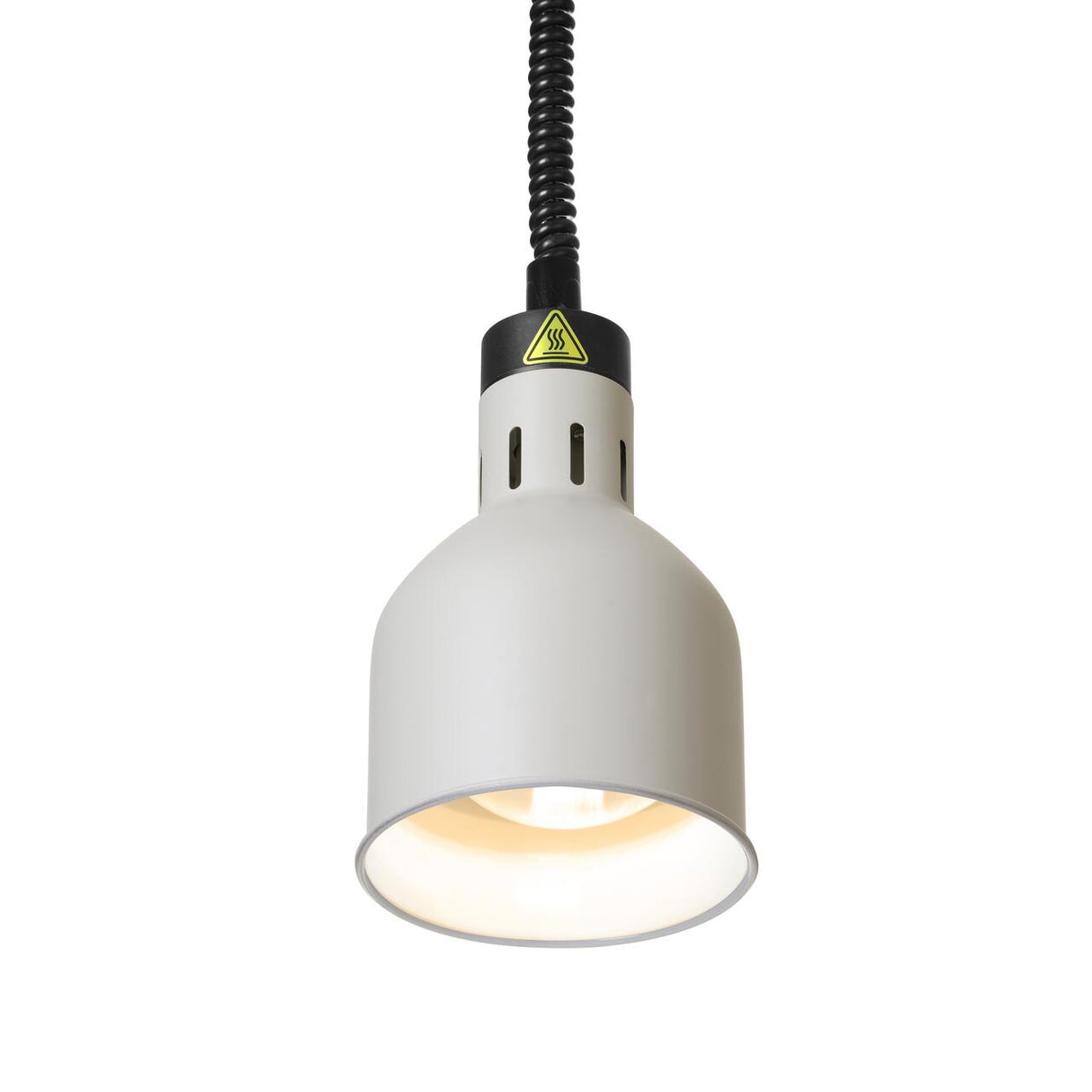 Lampa de caldura cilindrica HENDI, alba,  230V/250W, 175x(Î)250