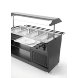 Carucior refrigerat GN1/1 pentru bufet Arktic, capacitate 1490L, 170w, 1490x765x(H)1370mm