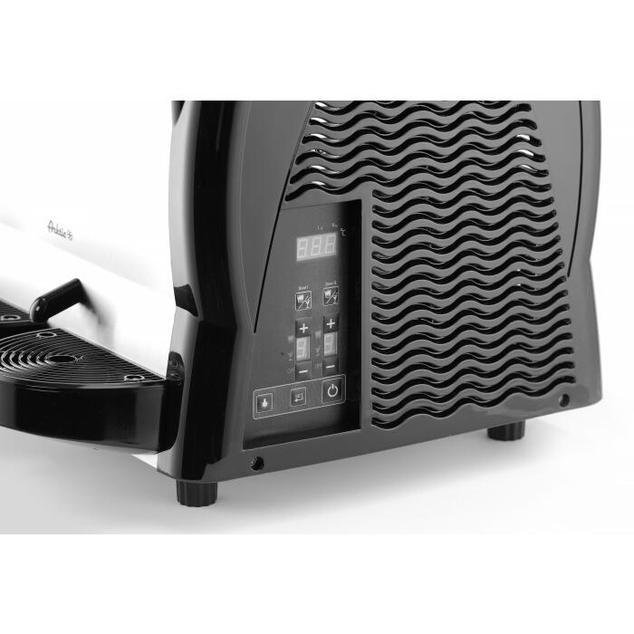 Aparat granita profesional 2 x 12 L cu 2 robineti, 740 W, Hendi 470x520x(H)810 mm