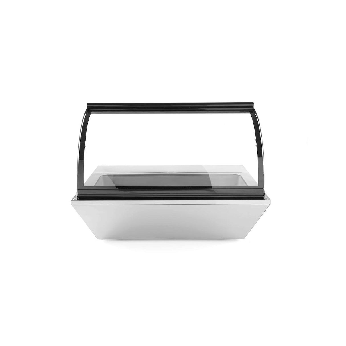 Vitrina frigorifica de prezentare salate, 67 lt, interval temp. 0-12 gr C, 105 W, corp inox, ARKTIC by Hendi, 767x612x(H)328 mm, Clasa energetica C