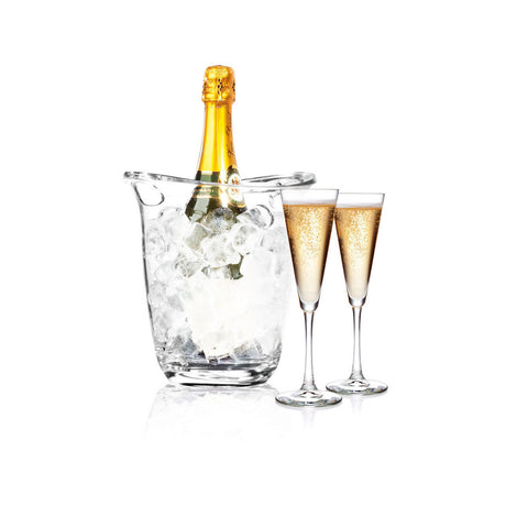 Frapiera / racitor vin, sampanie, Hendi, policarbonat transparent, 22 x 18.5 x 22. 6 cm