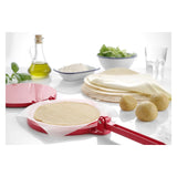Presa pentru preparat tortilla din aluminiu, Hendi, rezistenta la presiune, diametru 255x202x(H)95 mm
