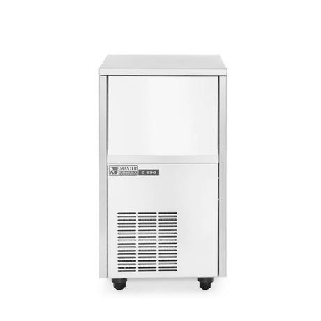 Masina cuburi de gheata, Master Frost & Hendi, otel inoxidabil, 28 kg/24 h, cub forma tip glont / 18 gr, 230 V/385 W, 400x460x(H)670 mm