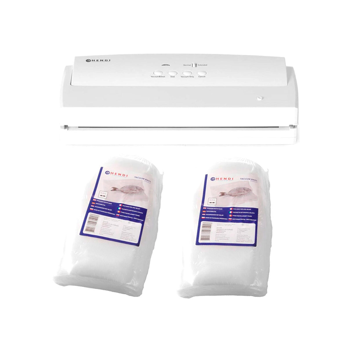 Aparat vidat Hendi , 110W, pentru pungi de vidat gofrate cu latime maxima 31 cm