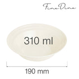 Bol  Fine Dine, Crema 310 ml, 140 mm