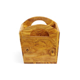 Cos pentru paine, Hendi, lemn de maslin, 245x198x(H)194 mm
