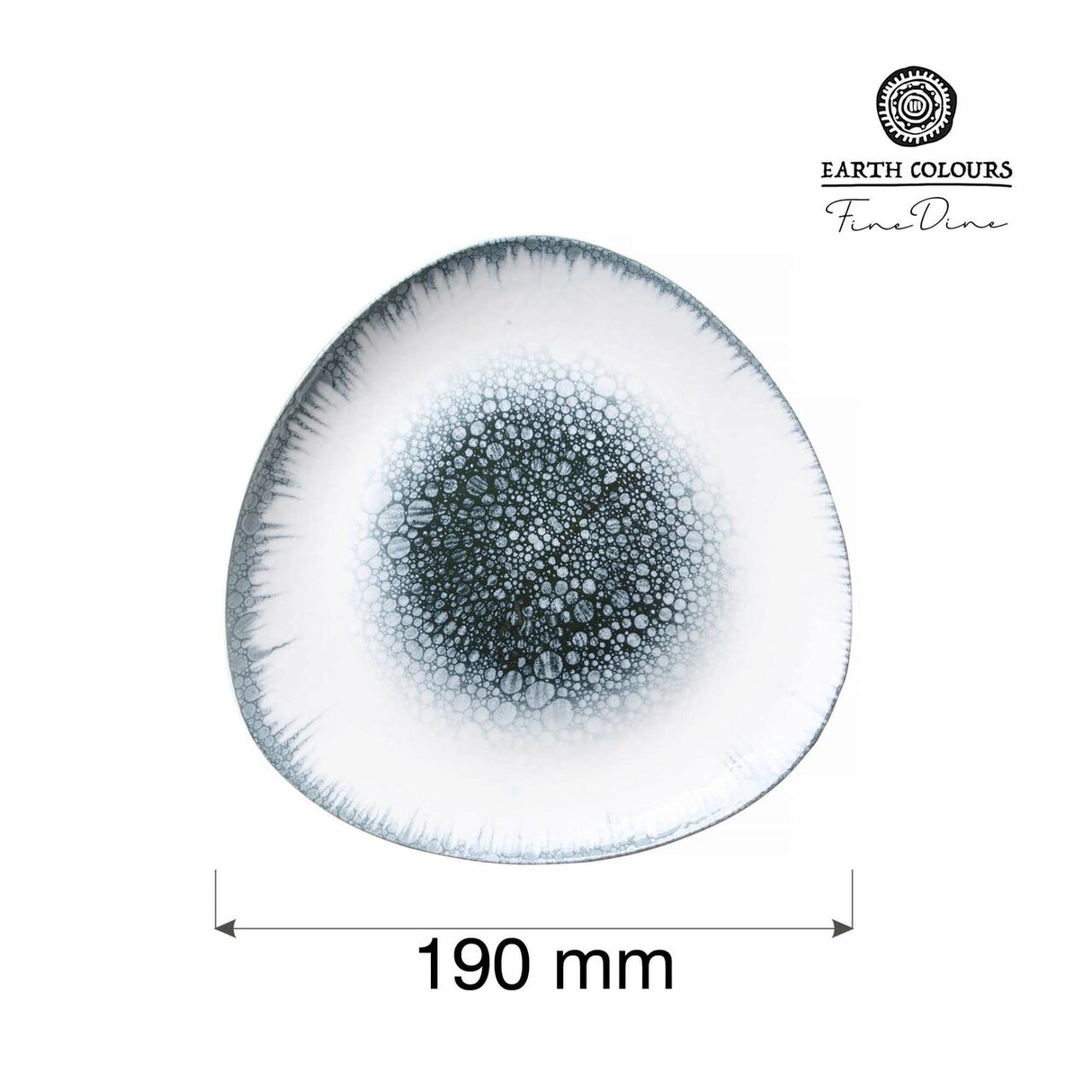 Farfurie triunghiulară Infinity, 190 mm Fine Dine