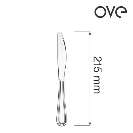 Cuțit de masă Bologna, OVE, 215 mm, set de 12 buc.