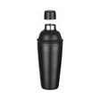 Shaker Cobbler 3 parti, Bar up, Negru, ø85x(H)240mm