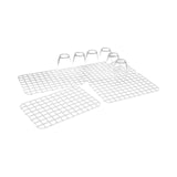 Set 5 bucati suport pentru scurgere pahare 313x209 mm, interconectabile, Hendi