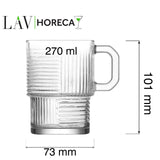 Cana din sticla Istanbul, 270 ml, LAV