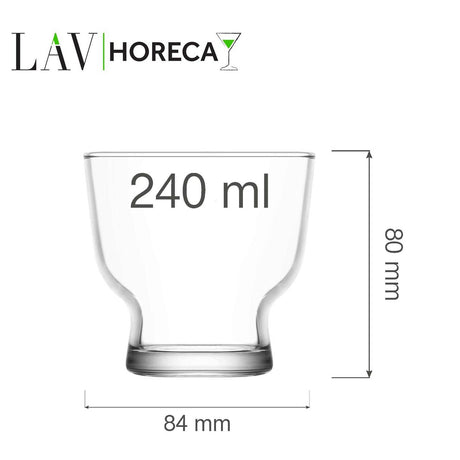 Pahar Palermo 240 ml, LAV