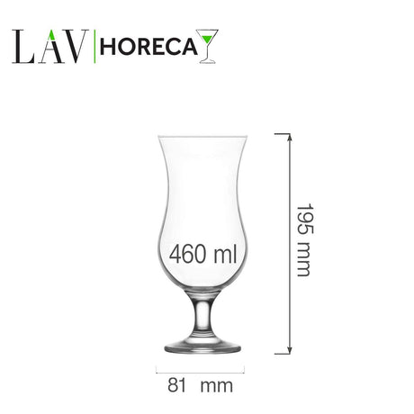 Pahar cocktail Hurricane Miami, 460 ml, LAV