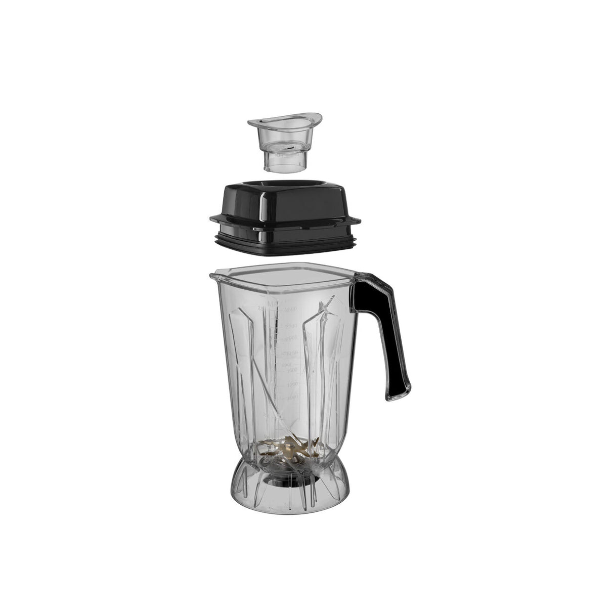 Blender profesional, capac protectie fonica, digital, cana policarbonat 2.5 lt, Hendi, viteza max 24800 rpm, 252x258x(H)547 mm