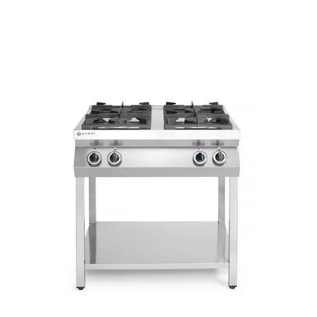 Masina de gatit cu 4 arzatoare pe stand deschis HENDI Smart, 2x3,5kW+2x6kW, 800x700x(H)900mm