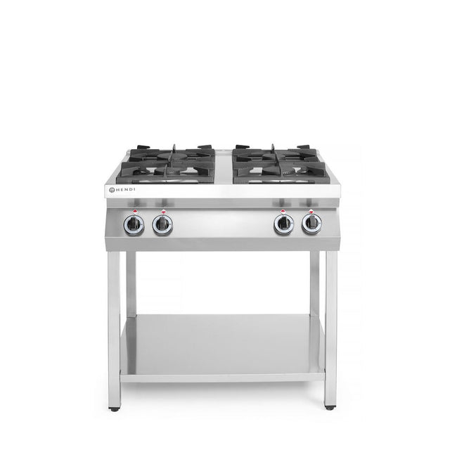 Masina de gatit cu 4 arzatoare pe stand deschis HENDI Smart, 2x3,5kW+2x6kW, 800x700x(H)900mm