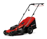 Masina de tuns iarba/gazon electrica Einhell GC-EM 1800/43 (1800W, latime de taiere de 43 cm, pana la 800 m², cos de colectare de 50 l, reglare centrala a inaltimii de taiere cu inaltime de taiere de 20–65 mm