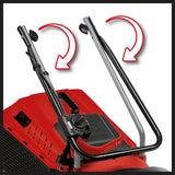Masina de tuns iarba/gazon electrica Einhell GC-EM 1232 (1200 W, recomandata pentru peluze de pana la 300 m², reglare a inaltimii de taiere cu o singura roata in 3 trepte, sina de ghidare pliabila, cutie de colectare a ierbii de 30 l