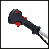 Motocoasa pe benzina Einhell GC-BC 25/1 I AS (0,6 kW, motor in 2 timpi cu vibratii reduse, maner de bicicleta, ax divizat, lama cu 3 dinti + bobina cu fir dublu, sistem de pornire rapida