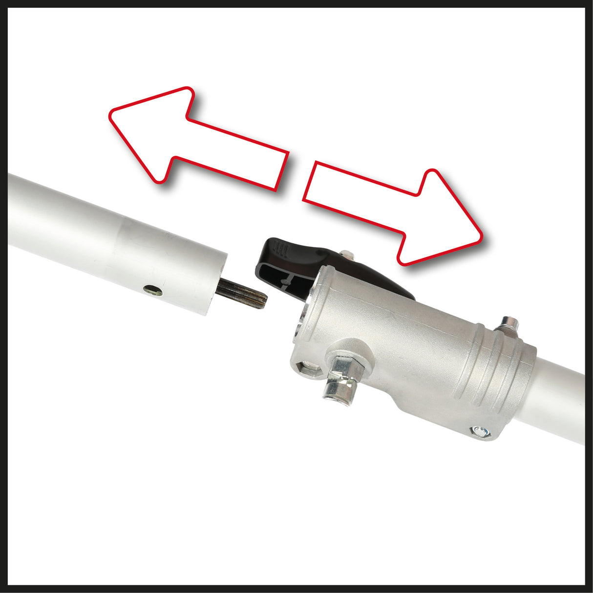 Motocoasa pe benzina Einhell GC-BC 25/1 I AS (0,6 kW, motor in 2 timpi cu vibratii reduse, maner de bicicleta, ax divizat, lama cu 3 dinti + bobina cu fir dublu, sistem de pornire rapida