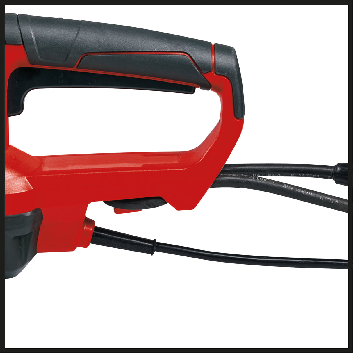 Masina de tuns gard viu electrica Einhell GC-EH 6055/1, 600 W, 2.800 taieri/min., colector de iarba taiata, dispozitiv de descarcare a tensionarii cablului, maner auxiliar, prindere moale, intrerupator de siguranta cu doua maini