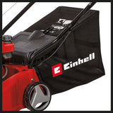 Masina de tuns iarba pe benzina Einhell GC-PM 40/2 (2 kW, 1 cilindru, motor in 4 timpi, cilindree 132 cm³, sac de colectare de 45 L cu indicator de nivel, latime de taiere 40 cm, recomandata pana la 800 m²