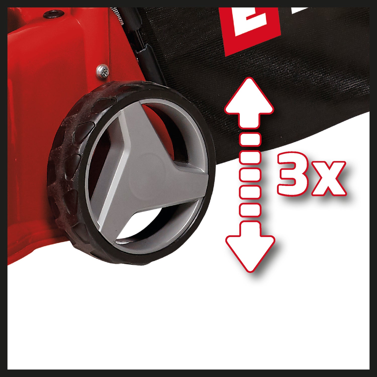 Masina de tuns iarba pe benzina Einhell GC-PM 40/2 (2 kW, 1 cilindru, motor in 4 timpi, cilindree 132 cm³, sac de colectare de 45 L cu indicator de nivel, latime de taiere 40 cm, recomandata pana la 800 m²