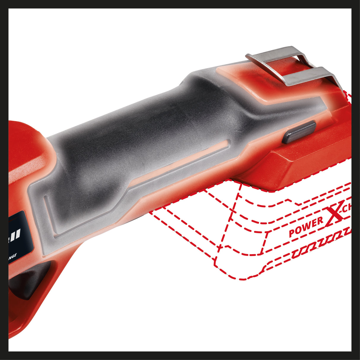 Foarfece electrica de gradina  pentru crengi Einhell GE-LS 18 Li-Solo Power X-Change (18 V, Li-ion, grosimea crengii de pana la 28 mm, lame bypass, intrerupator de siguranta, maner moale, fara acumulator sau incarcator