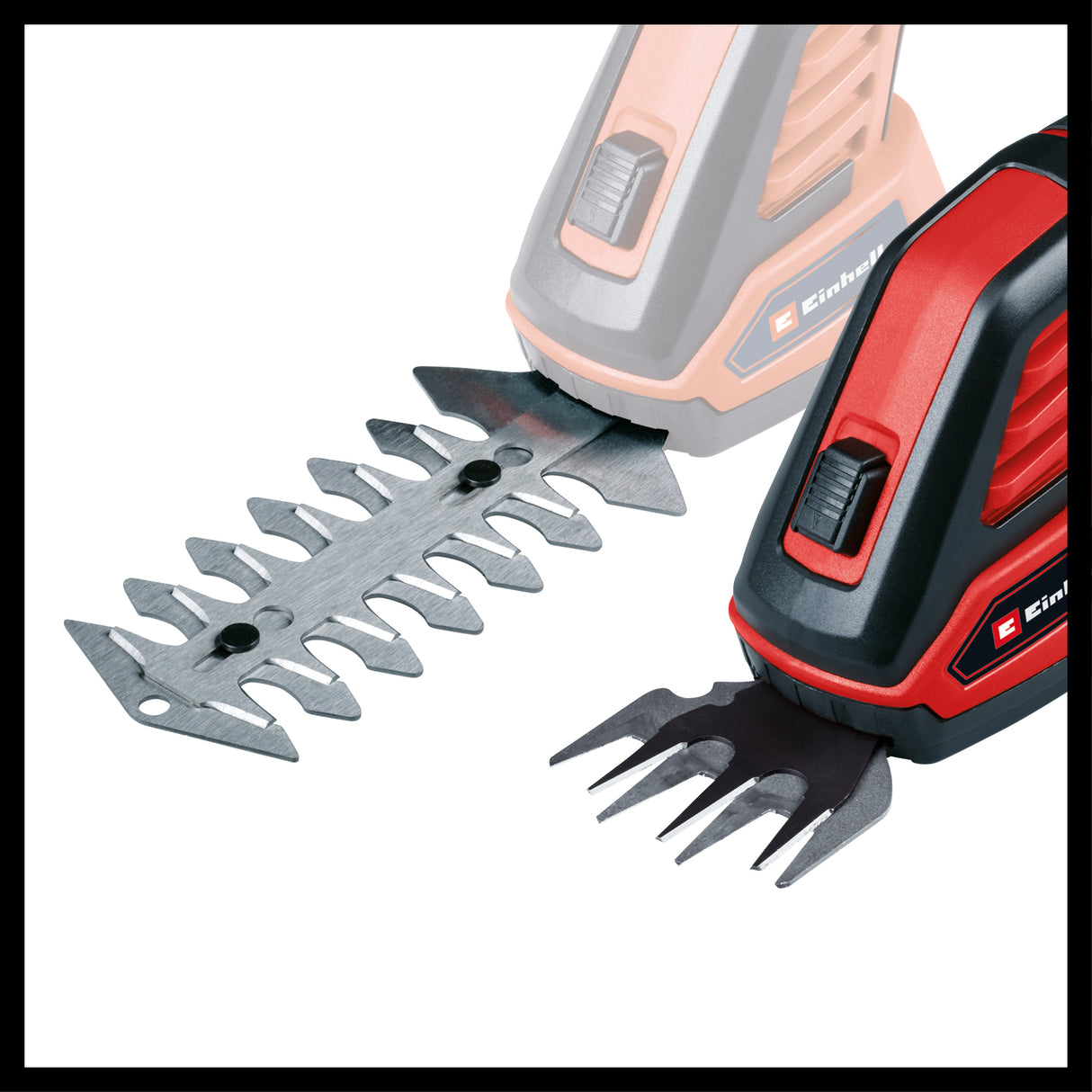 Trimmer de gazon si arbusti cu acumulator Einhell GC-CG 3.6/70 Li WT (3.6 V, acumulator Li-Ion 2.0 Ah, lama trimmer iarba 70 mm, lama trimmer arbusti 110 mm, cablu de incarcare inclus)
