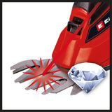 Foarfeca de iarba si arbusti pe acumulator Einhell GC-CG 18 Li - Solo Power X-Change (18 V, lama pentru iarba + lama pentru arbusti, furnizata fara acumulator si incarcator