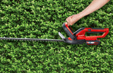 Masina de tuns gard viu pe acumulator Einhell GC-CH 1855/1 Li-Solo Power X-Change (18 V, lungime de taiere 55 cm, distanta intre dinti 18 mm, incl. colector de taiere, fara acumulator