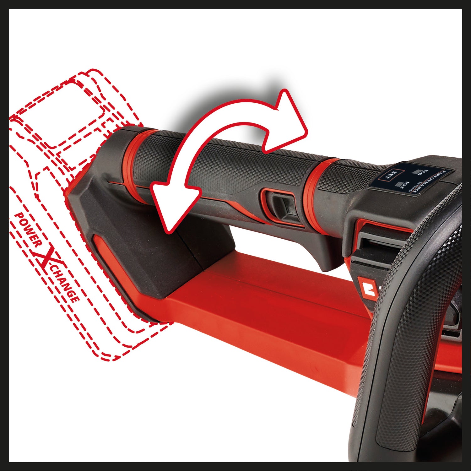 Foarfeca pentru gard viu fara fir Einhell Professional GP-CH 18/61 Li BL-Solo Power X-Change (18 V, fara perii, lungime de taiere 61 cm, sistem anti-blocare, cu husa, fara acumulator)