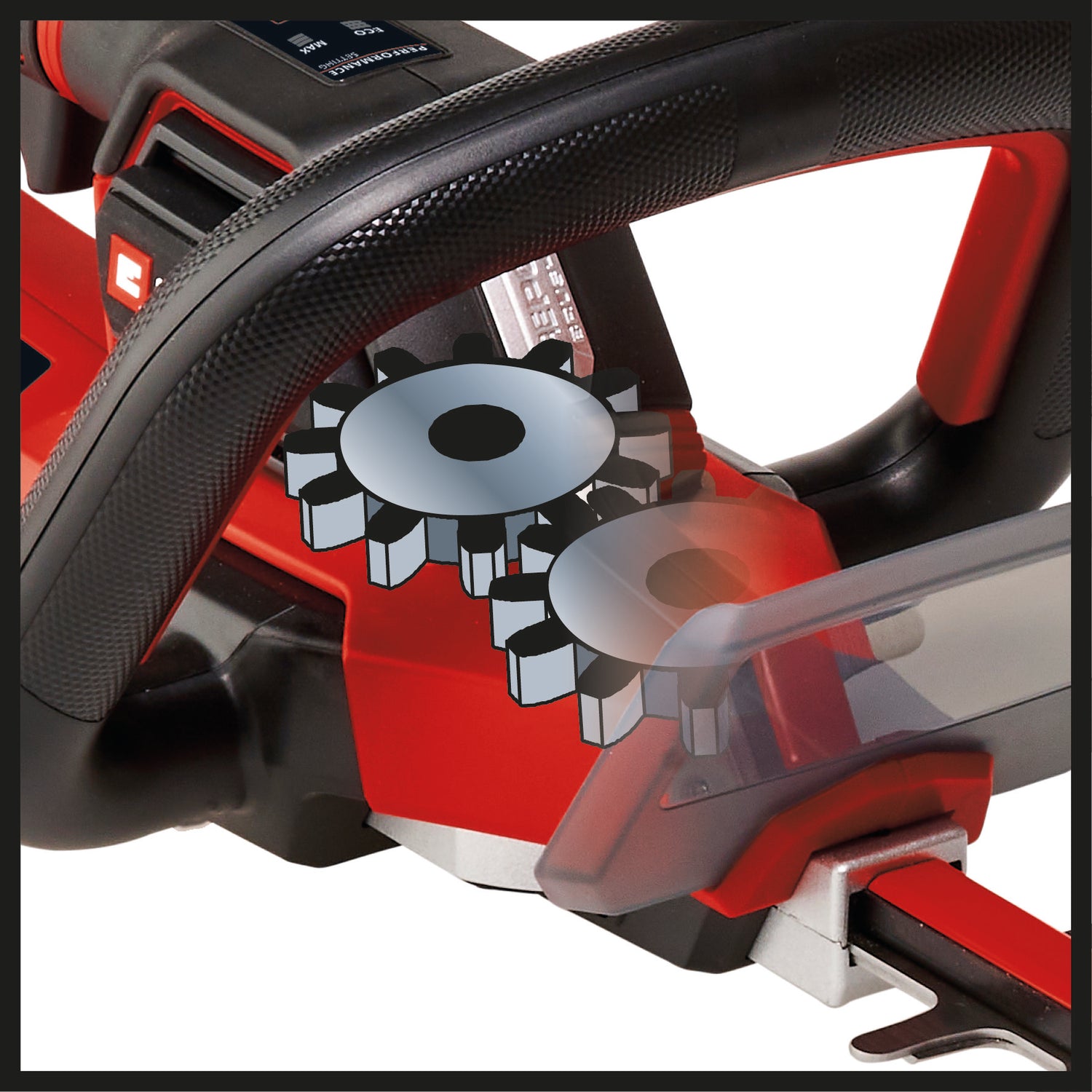 Foarfeca pentru gard viu fara fir Einhell Professional GP-CH 18/61 Li BL-Solo Power X-Change (18 V, fara perii, lungime de taiere 61 cm, sistem anti-blocare, cu husa, fara acumulator)