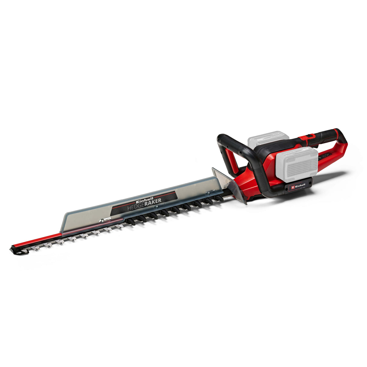 Masina de tuns gard viu pe acumulator Einhell GE-CH 36/65 Li-Solo Power X-Change (36 V, lungime de taiere 65 cm, distanta intre dinti 30 mm, maner rotativ, incl. colector de resturi, fara acumulator
