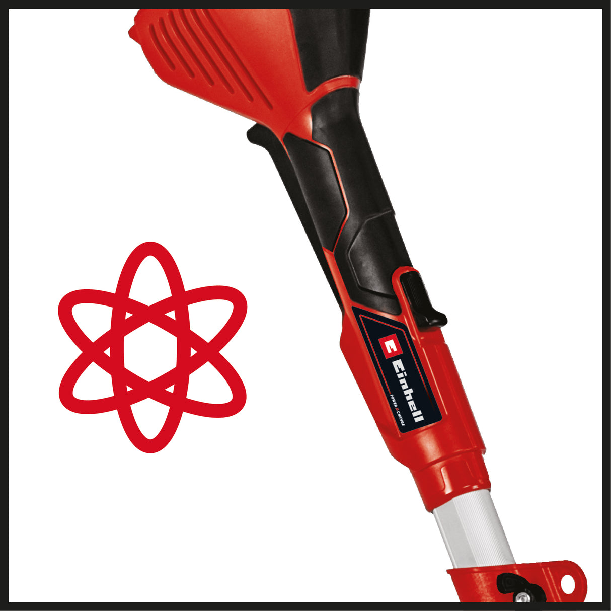 Trimmer de tuns iarba/gazon cu acumulator Einhell GE-CT 36/30 Li E - Solo Power X-Change (litiu-ion, 2x18 V, 9.000 rpm, control electronic al vitezei, rola automata pentru sarma, Flowerguard, fara acumulator si incarcator