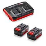 Masina de tuns iarba/gazon pe acumulator Einhell RASARRO 36/38 (litiu-ion, motor fara perii, reglare centrala a inaltimii de taiere pe 6 niveluri, incl. 2 baterii Power X-Change de 4,0 Ah + incarcator dublu, dop pentru mulcire